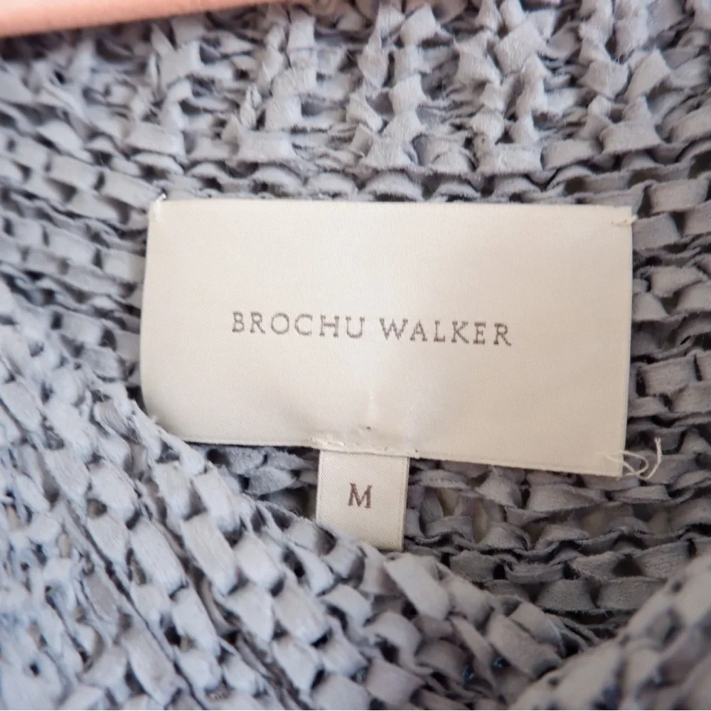 SOLD- BROCHU WALKER Cei Sueded Ribbon Top NWT - Picture 5 of 12
